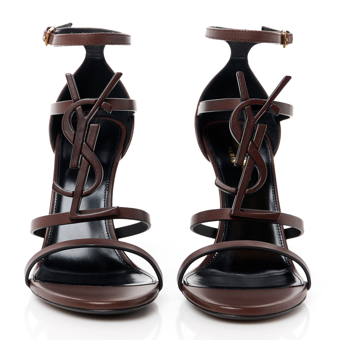 Calfskin Cassandra 100 Sandals 38.5 Brown