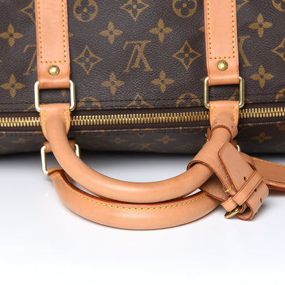 Louis Vuitton Monogram Keepall Bandouliere 55 11 of 16