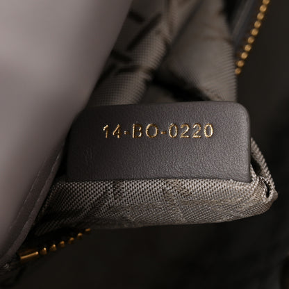 Christian Dior Lambskin Cannage Small My ABCDior Lady Dior Grey 7 of 10