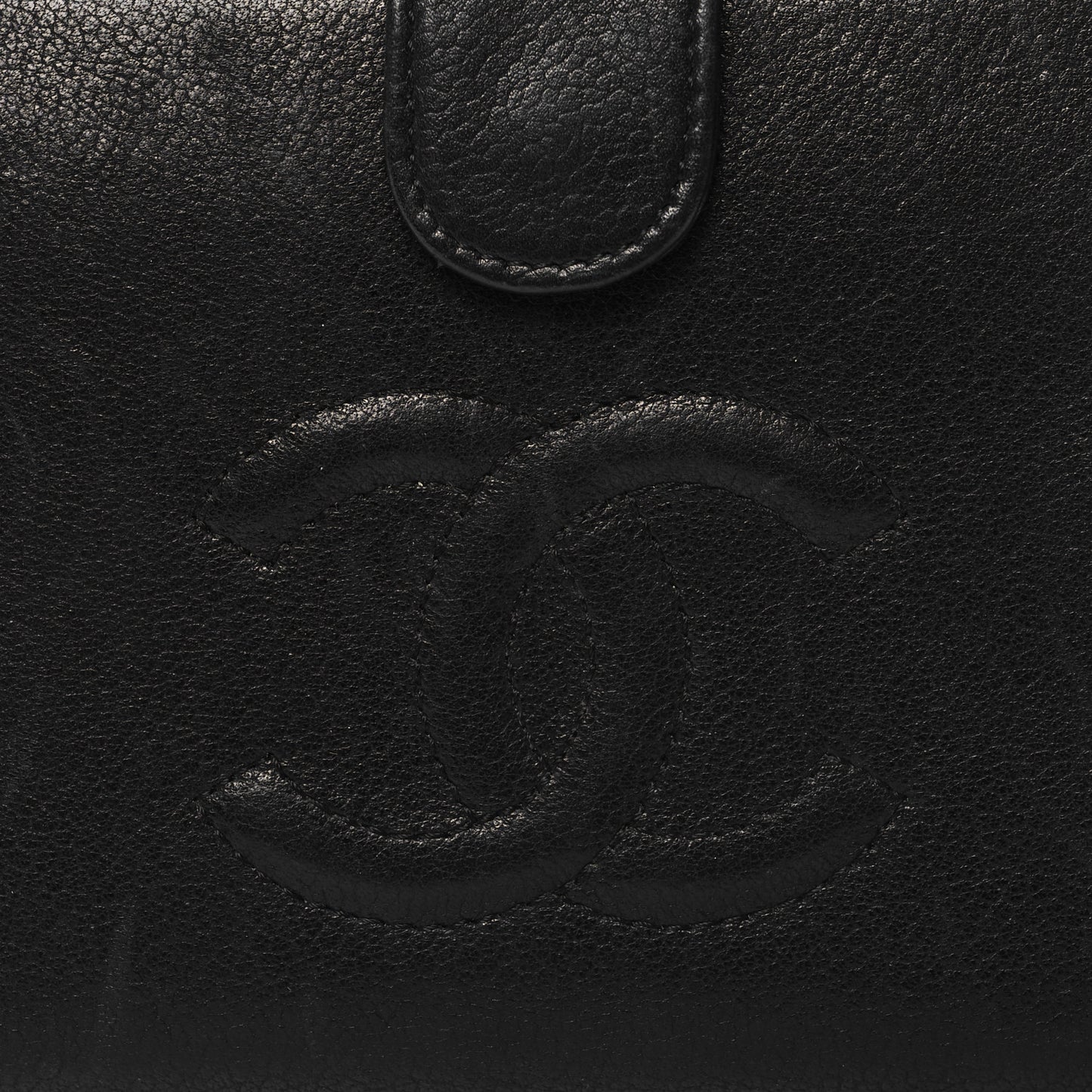 Caviar Timeless CC French Wallet Black