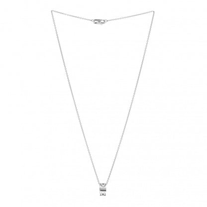 Louis Vuitton 18K White Gold Empreinte Pendant Necklace 3 of 4