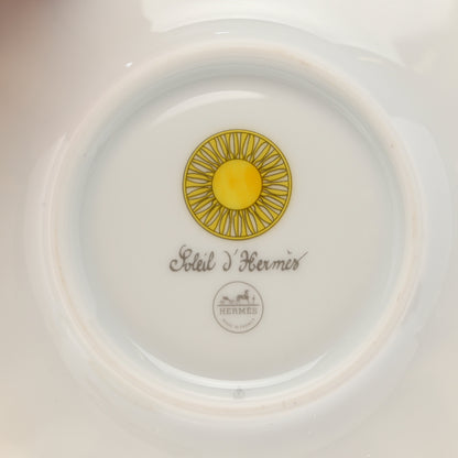 Hermes Porcelain Soleil d'Hermes Breakfast Cup And Saucer Set Of 2 10 of 11