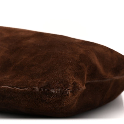 The Row Suede Small Bindle Bag Espresso 9 of 9