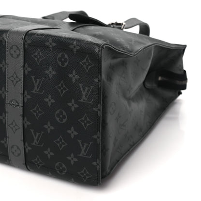 Louis Vuitton Monogram Eclipse Cabas Zippe GM Black 9 of 9