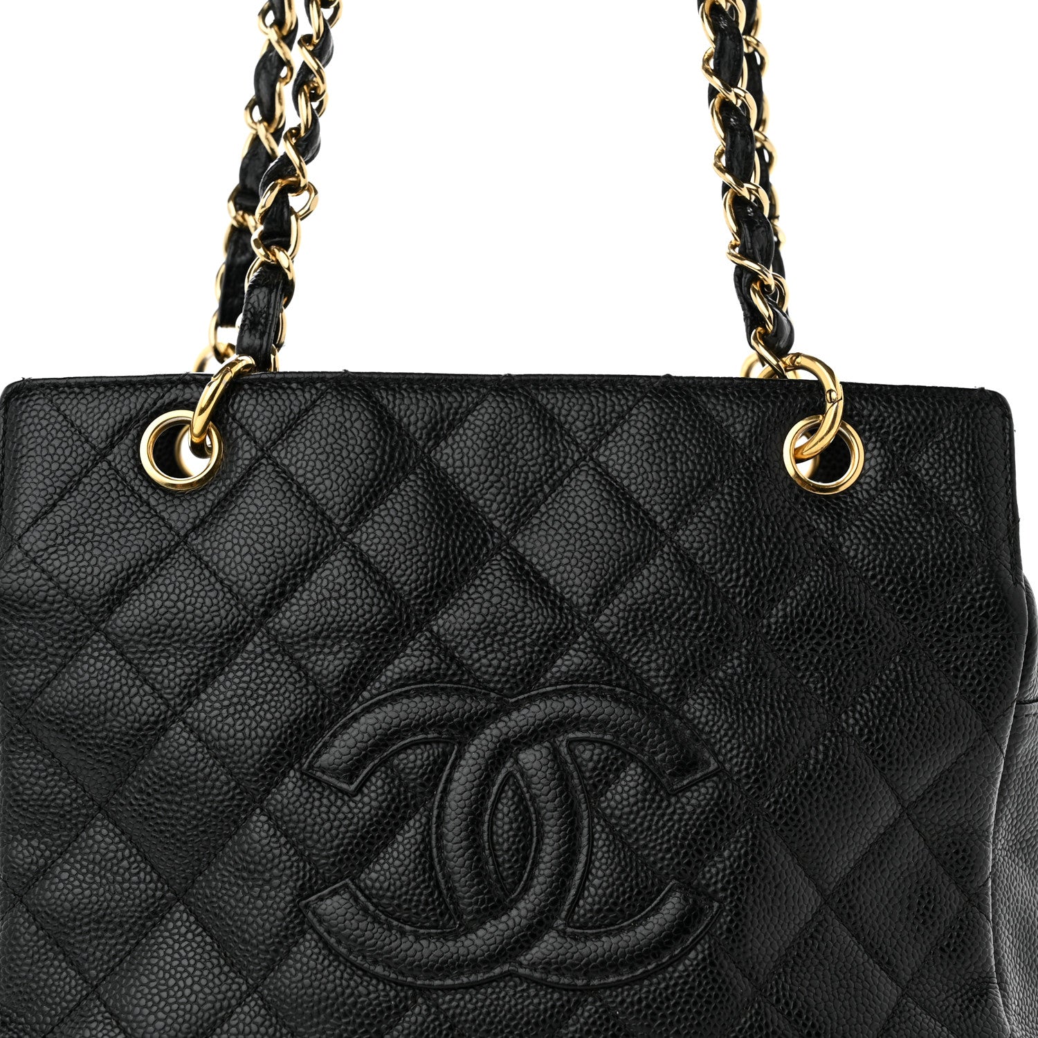 Chanel Caviar Quilted Petit Timeless Tote PTT Black 8 of 14