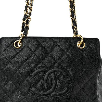 Chanel Caviar Quilted Petit Timeless Tote PTT Black 8 of 14
