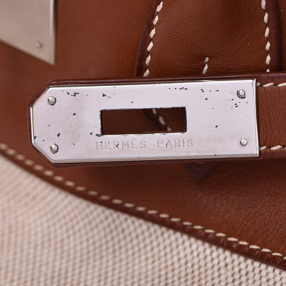 Hermes Toile Barenia Birkin 35 Fauve 23 of 45