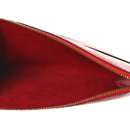 Louis Vuitton Epi Pochette Accessories 24 Castillan Red 5 of 9