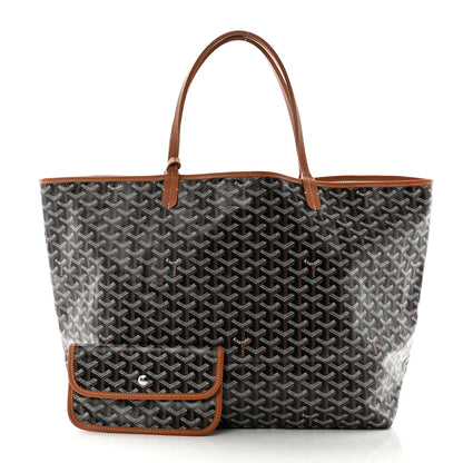Goyard Goyardine Saint Louis GM Black Gold 3 of 11