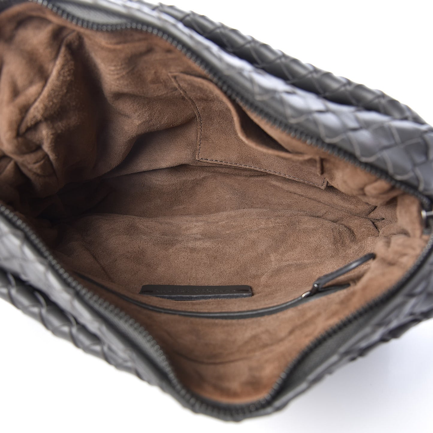 Nappa Intrecciato Small Camera Bag New Light Grey
