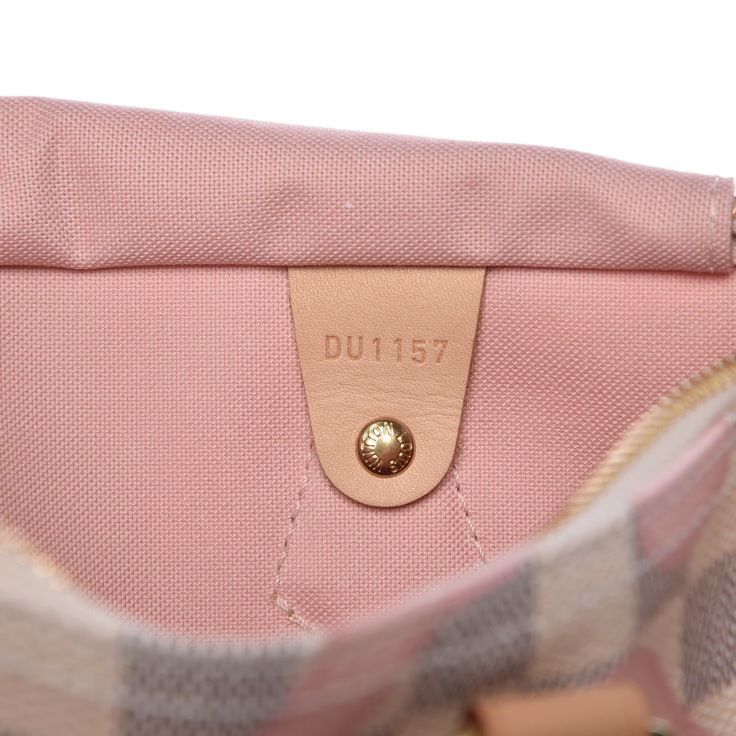 Louis Vuitton Damier Azur Tahitienne Speedy Bandouliere 30 Rose Ballerine 7 of 10