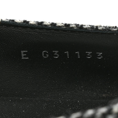 Chanel Tweed Quilted Camellia Ballerina Flats 40 Grey 7 of 11