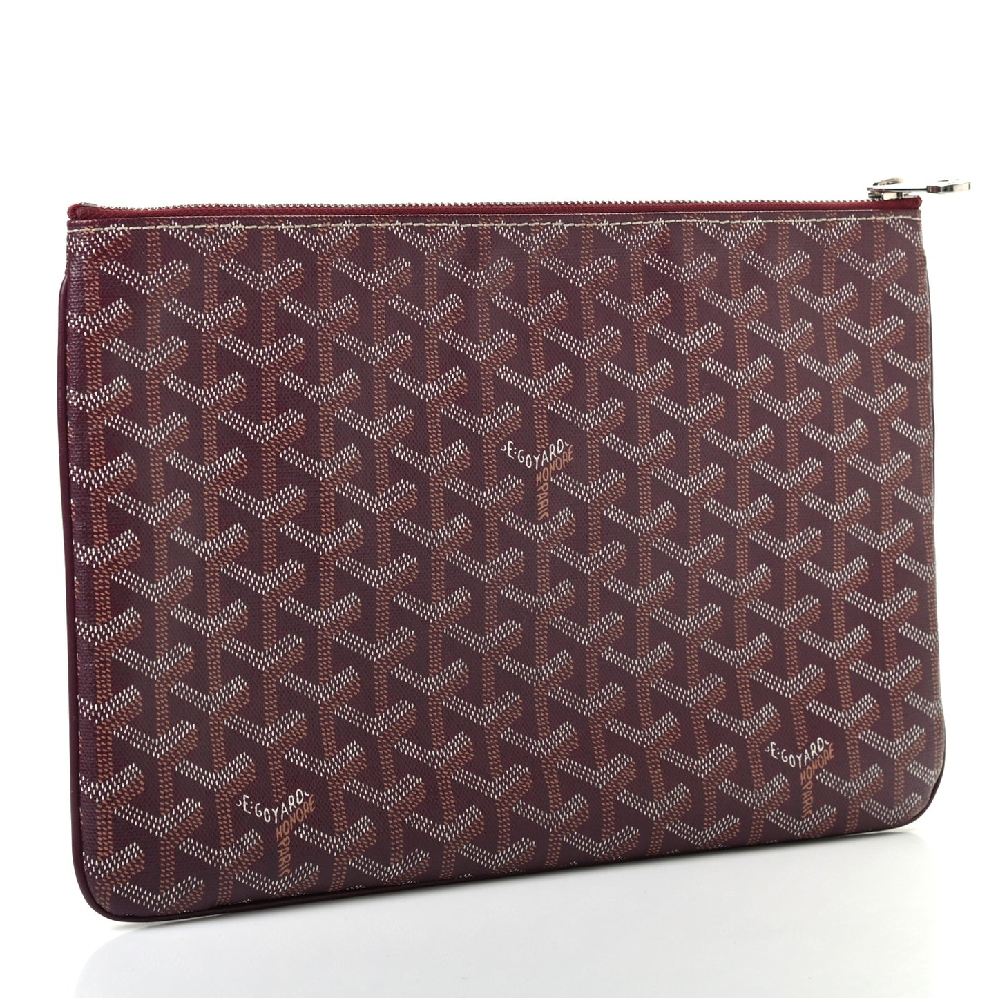 Goyardine Senat Pochette MM Burgundy