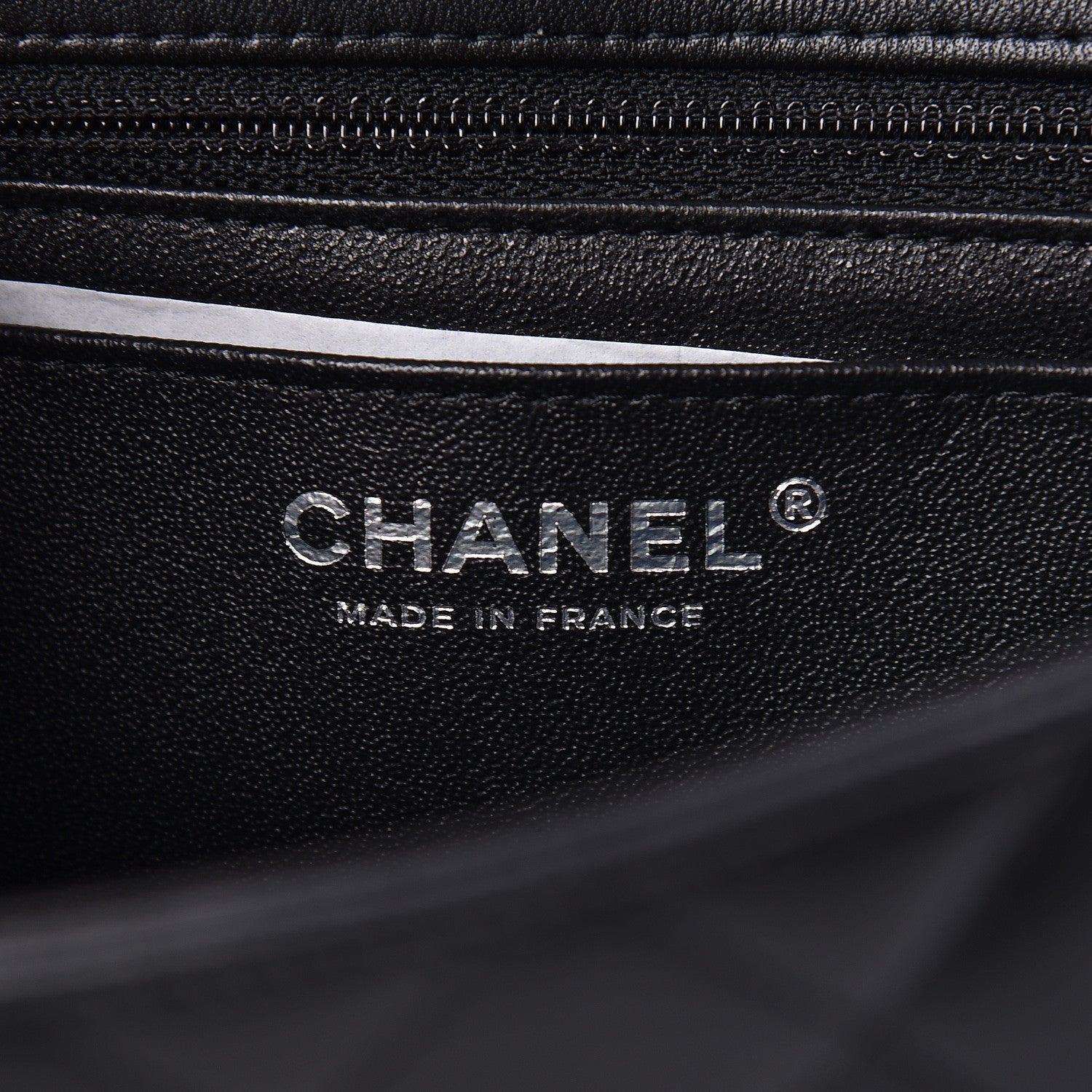 Chanel Lambskin Quilted Mini Rectangular Flap Black 6 of 11
