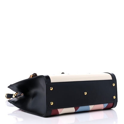 Gucci Calfskin Lovelight Small Diana Tote Bag Mystic White Paradise Cloude Multicolor 4 of 8