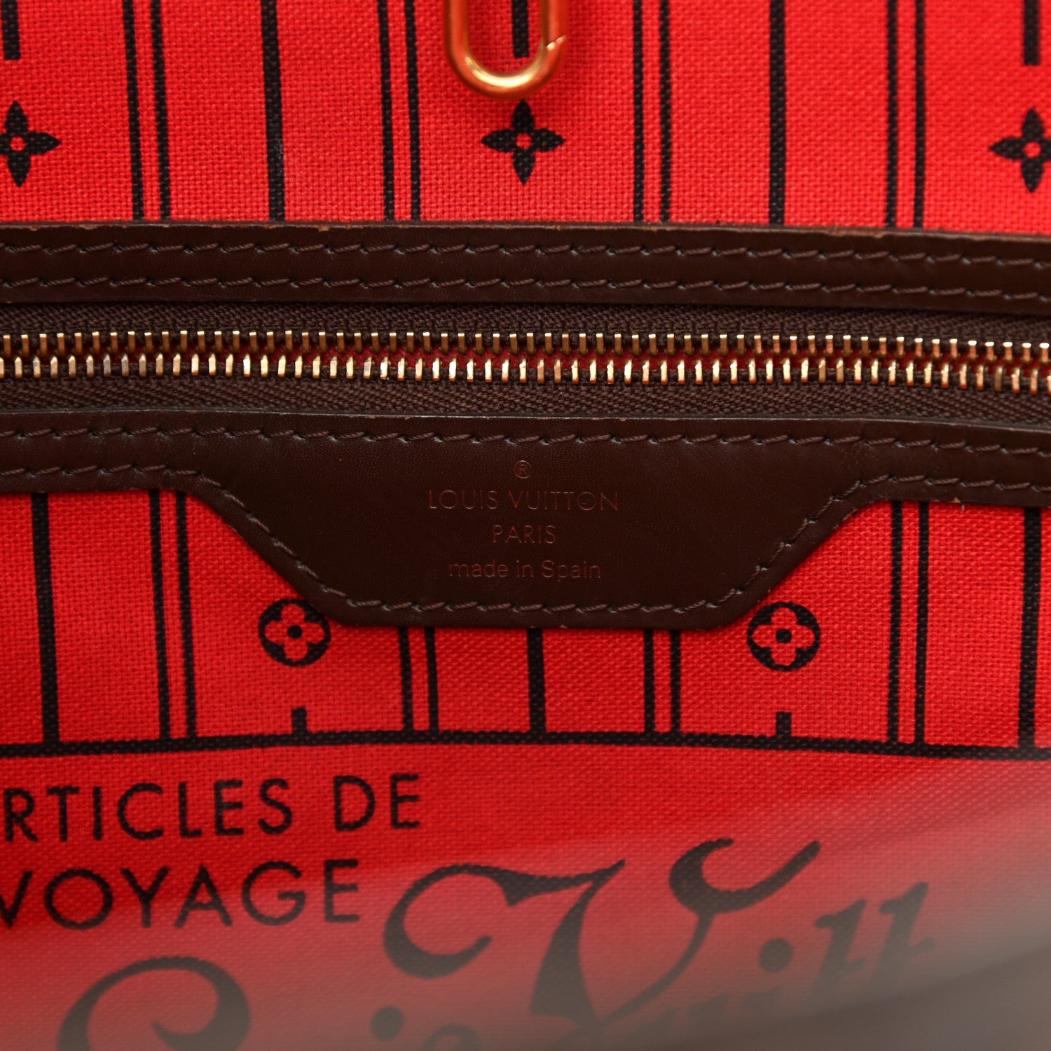 Louis Vuitton Damier Ebene Neverfull MM 6 of 19