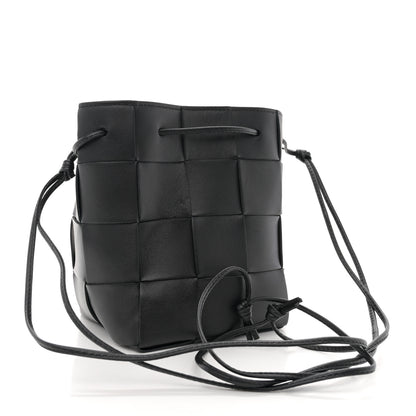 Bottega Veneta Nappa Maxi Intrecciato Cassette Bucket Bag Black 3 of 11