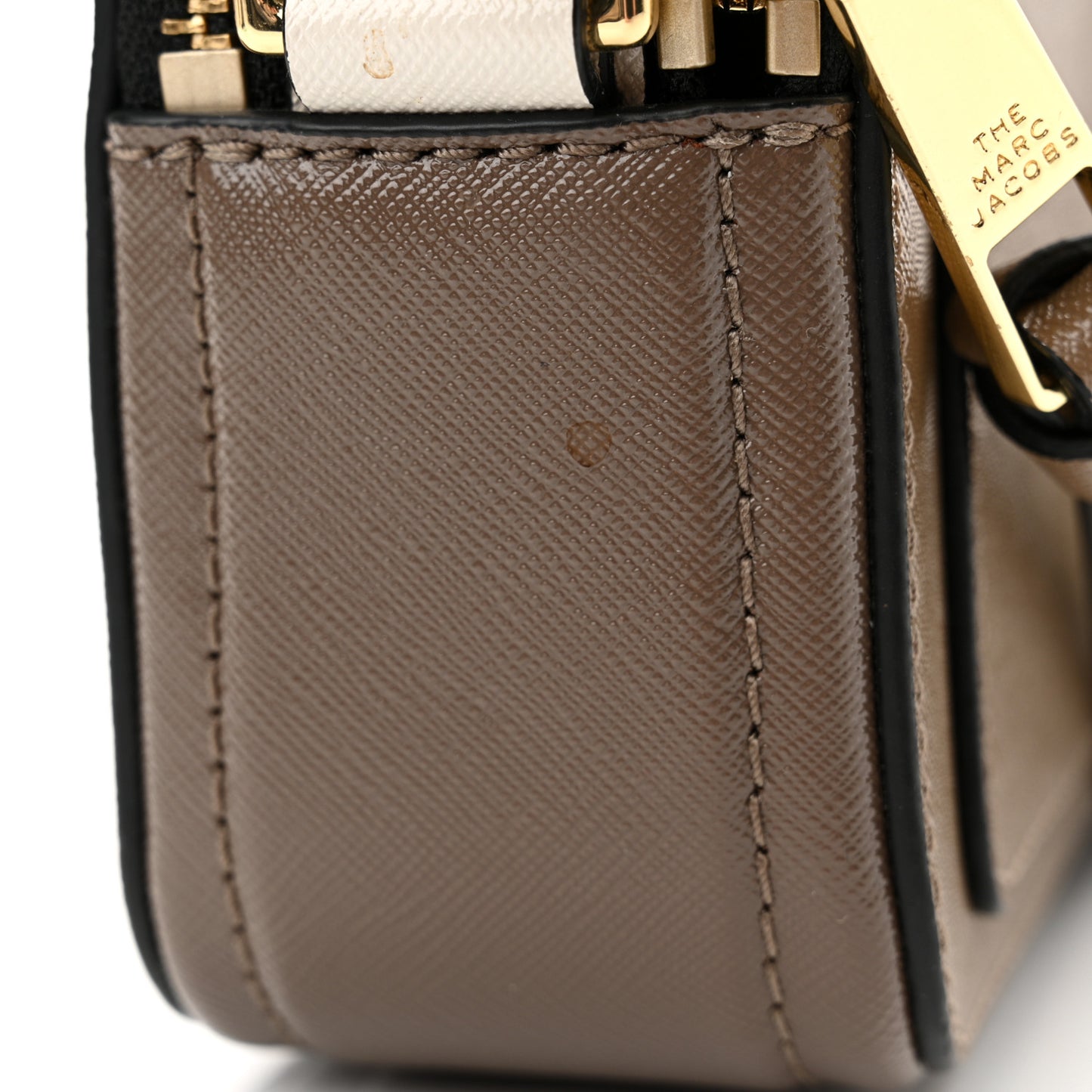 Saffiano Small Snapshot Camera Bag Sandcastle