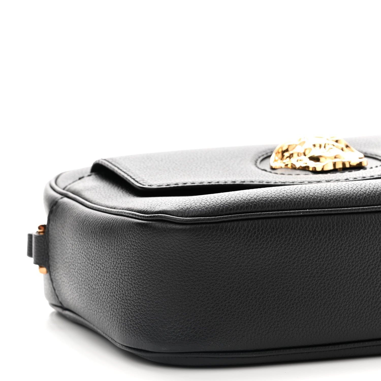 Versace Grained Calfskin Medusa Camera Bag Black 8 of 9