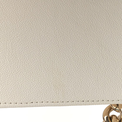 Chanel Caviar Quilted Medium Boy Flap White 12 of 12