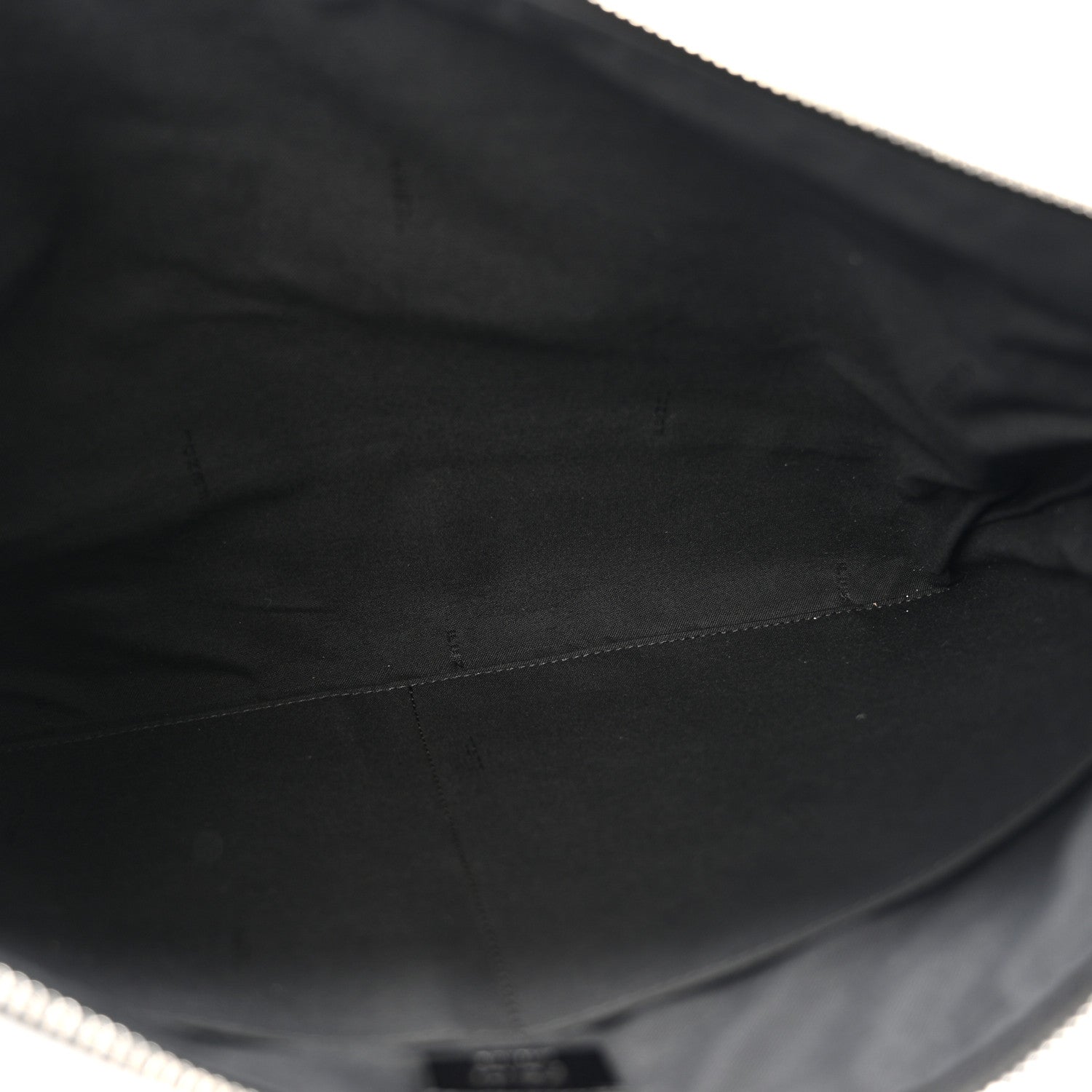 Fendi Vitello King Fabric Jacquard FF 1974 Messenger Black 5 of 12