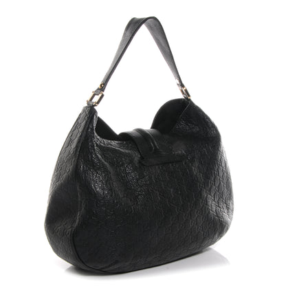 Gucci Guccissima New Ladies Web Large Hobo Black 3 of 7