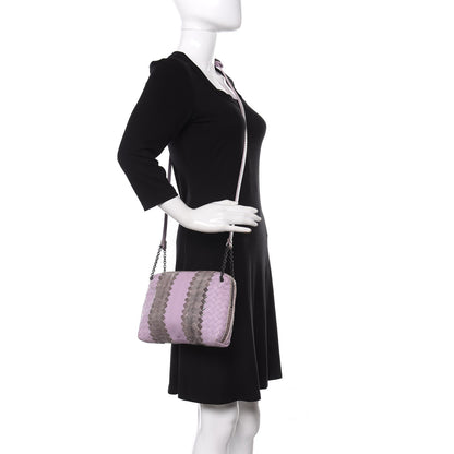 Bottega Veneta Nappa Intrecciato Ayers Crossbody Pillow Messenger Parme 2 of 12