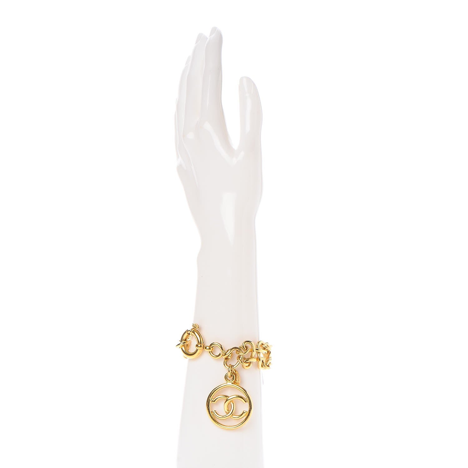 Chanel CC Chain Bracelet Gold 2 of 5