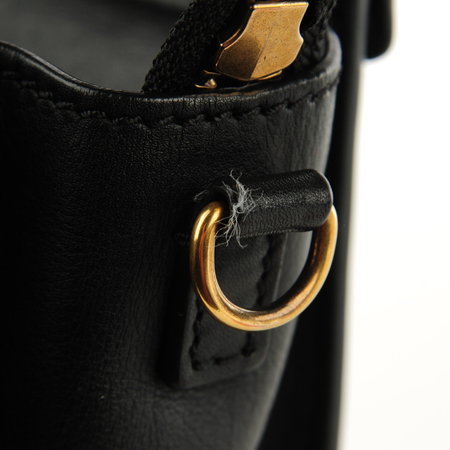Celine Smooth Calfskin Nano Luggage Black 9 of 9