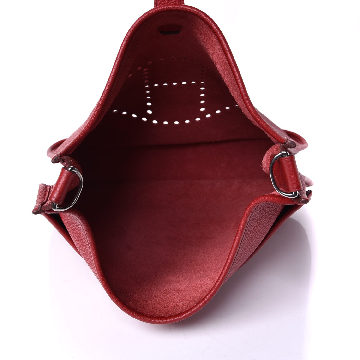 Hermes Taurillon Clemence Evelyne III GM Rouge Vif 5 of 6