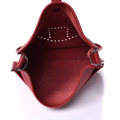 Hermes Taurillon Clemence Evelyne III GM Rouge Vif 5 of 6