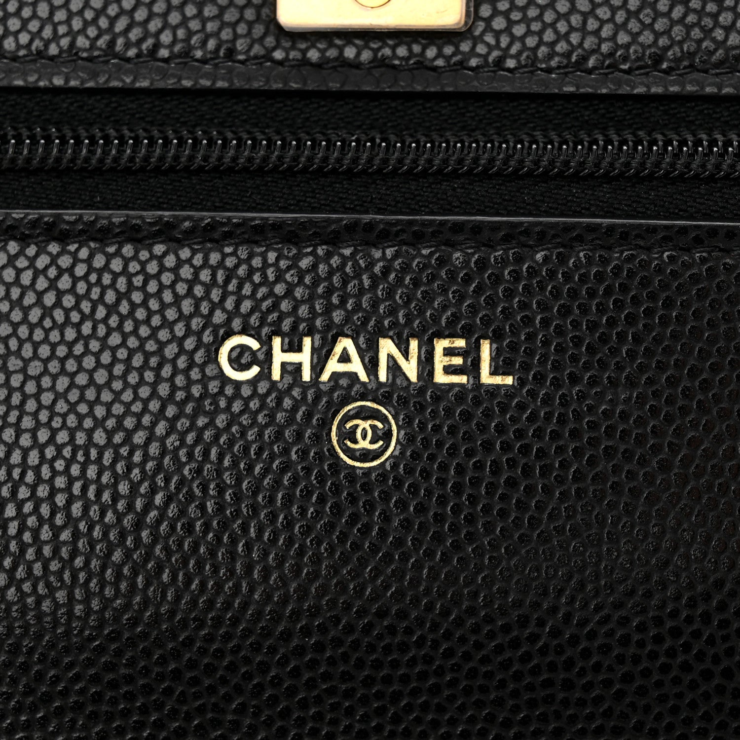 Chanel Caviar Quilted Twist Your Buttons Wallet On Chain WOC Black 6 of 13