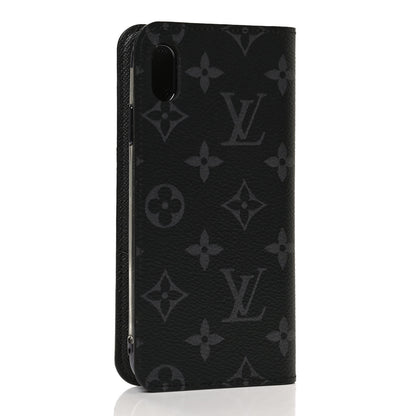 Louis Vuitton Monogram Eclipse iPhone XS Max Folio Case 2 of 9