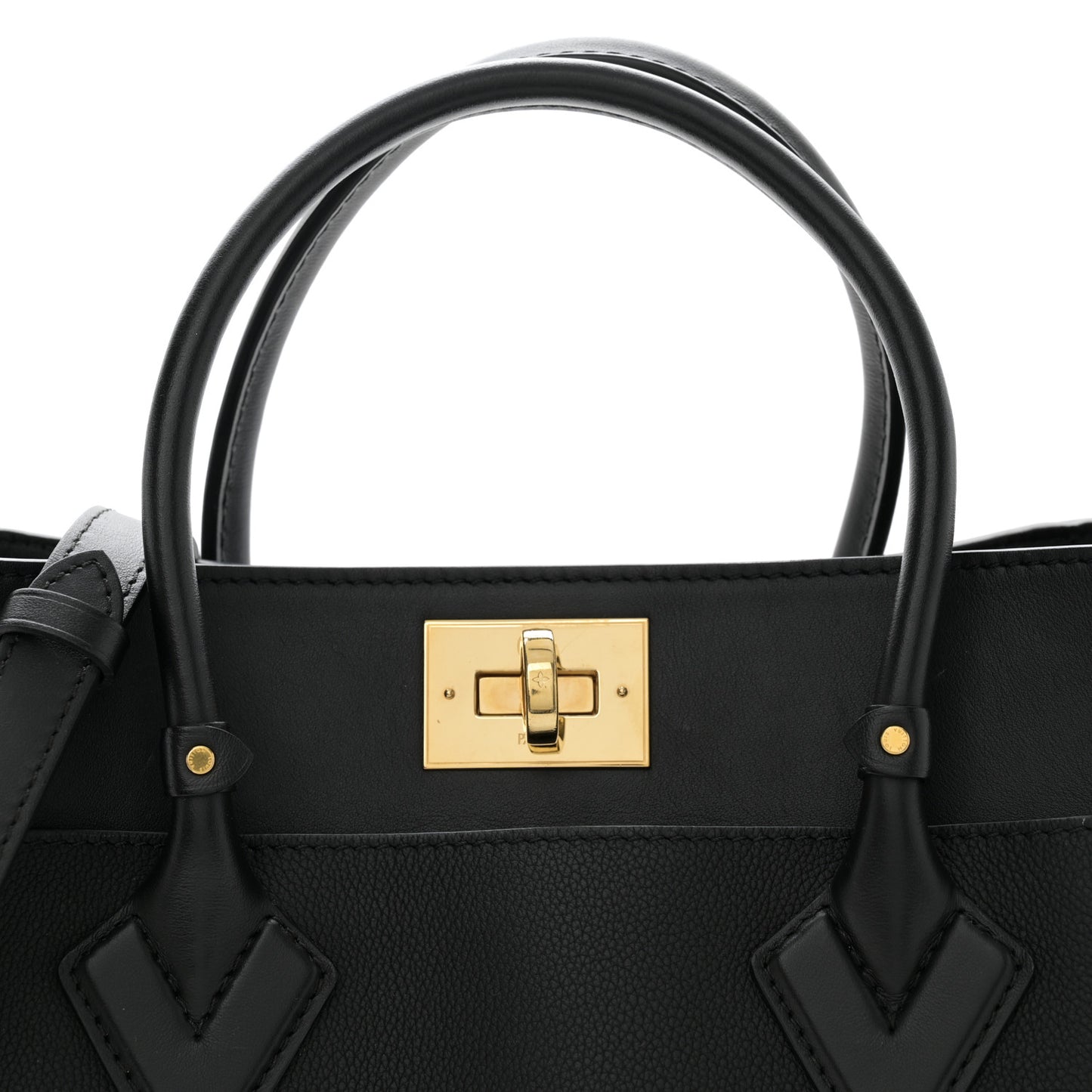 Calfskin Monogram Tufting On My Side Black