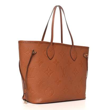 Louis Vuitton Empreinte Monogram Giant Neverfull MM Cognac 4 of 11