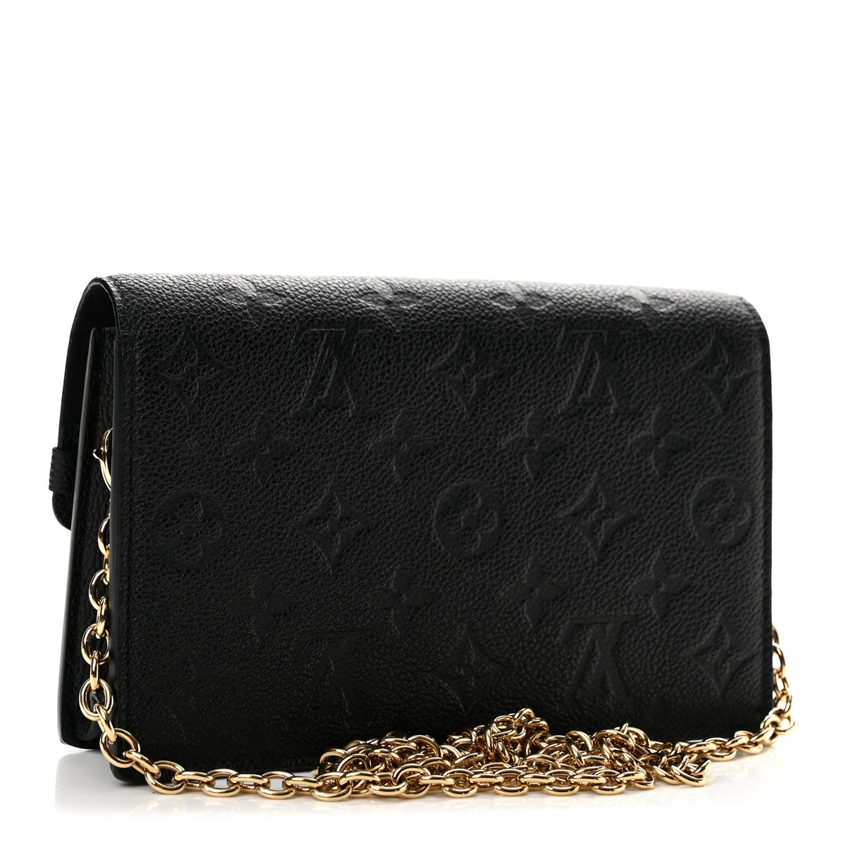 Louis Vuitton Empreinte Vavin Chain Wallet Black 3 of 12