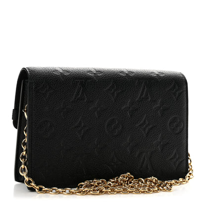 Louis Vuitton Empreinte Vavin Chain Wallet Black 3 of 12