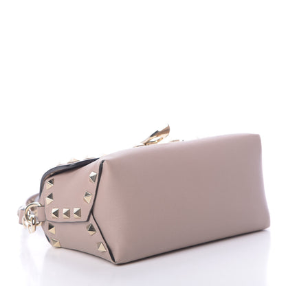 Valentino Garavani Vitello Mini Rockstud Crossbody Bag Poudre 4 of 9