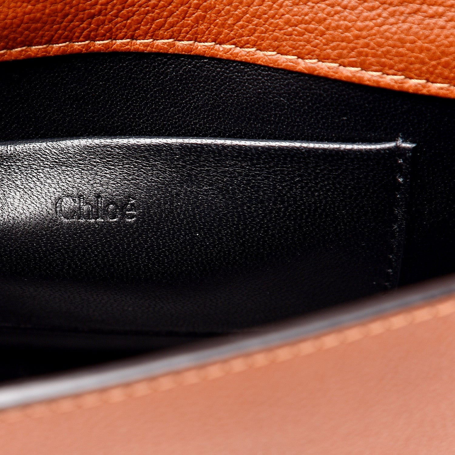 Chloe Calfskin Small Nile Bracelet Minaudiere Bag Caramel 5 of 8