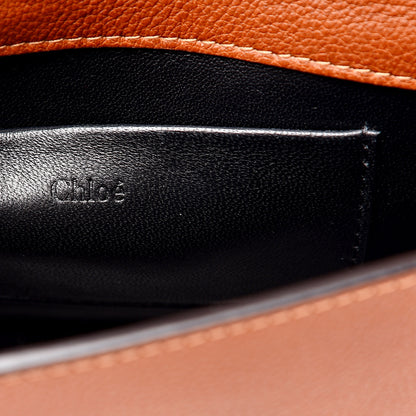 Chloe Calfskin Small Nile Bracelet Minaudiere Bag Caramel 5 of 8