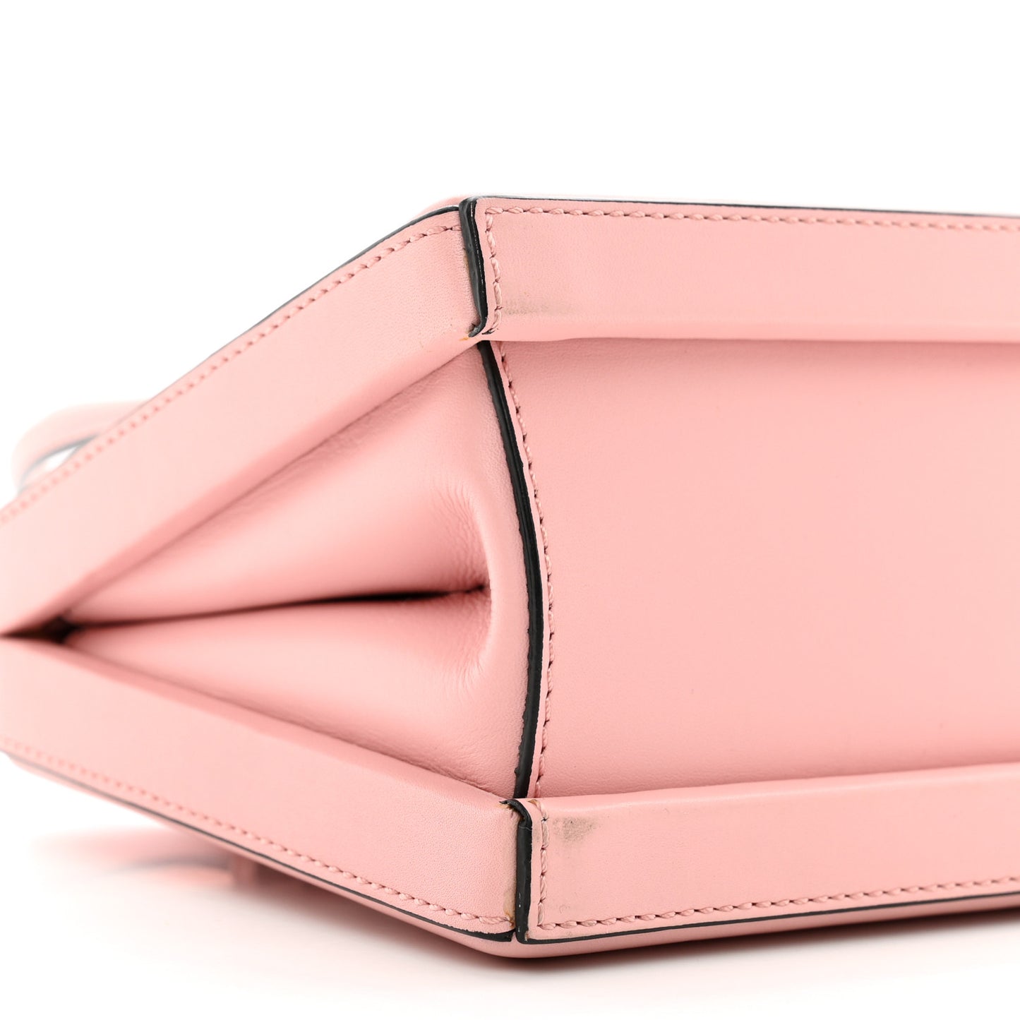 Calfskin Small Postal Bag Pastel Pink