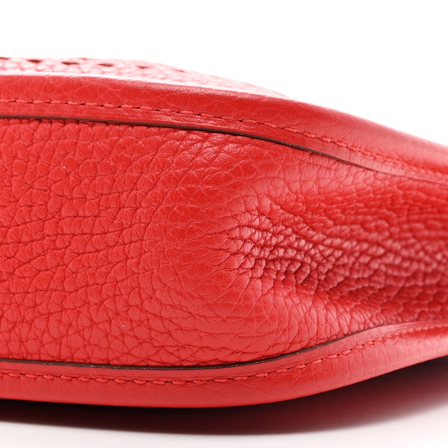 Hermes Taurillon Clemence Evelyne TPM Rouge Casaque 10 of 12