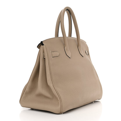 Hermes Togo Birkin 35 Gris Tourterelle 3 of 16