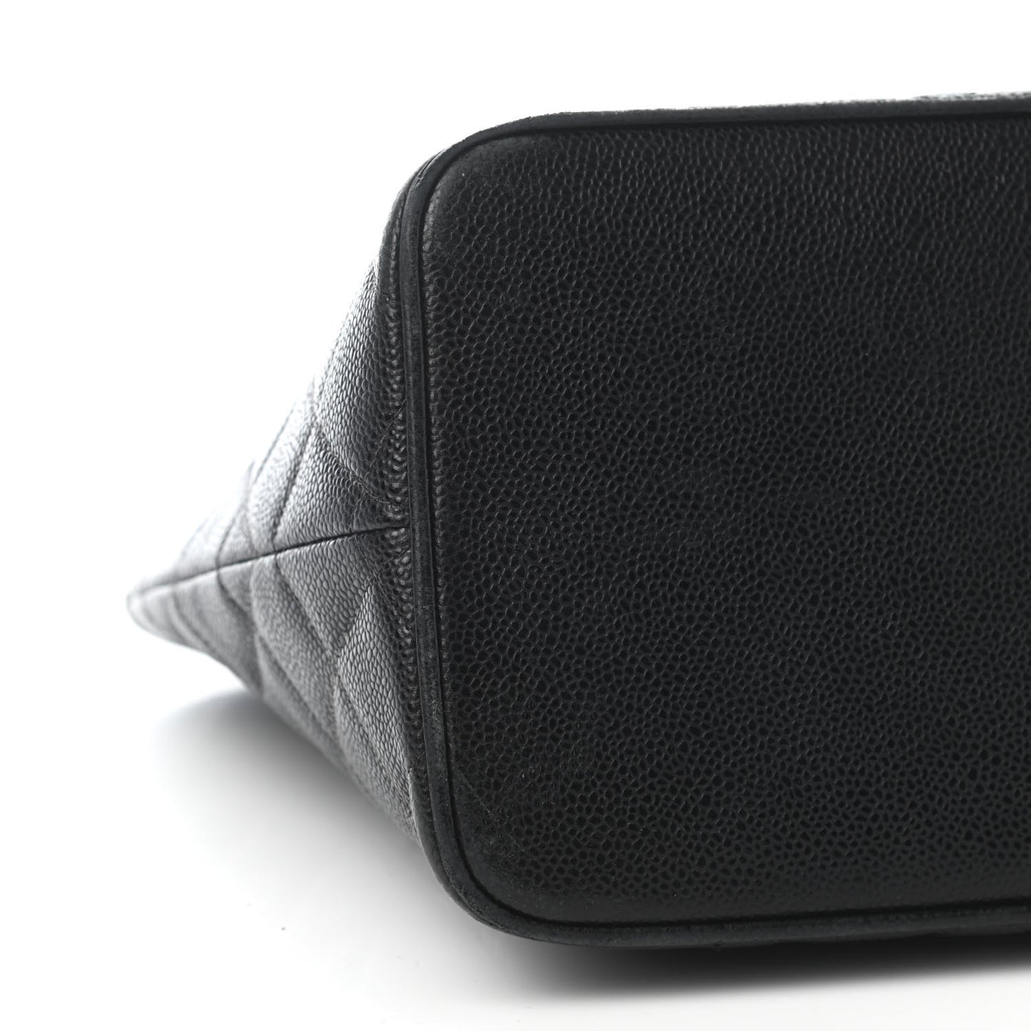 Caviar Quilted Medallion Tote Black
