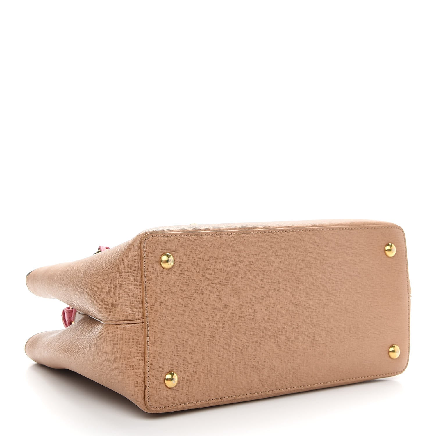 Fendi Vitello Elite Monster Petite 2Jours Tote Cuoio Lollypop Multicolor 4 of 10