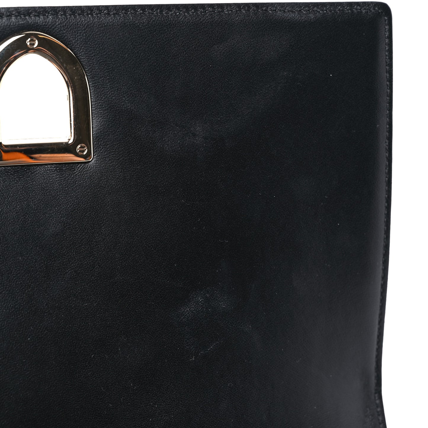 Lambskin Studded Medium Diorama Flap Bag Black
