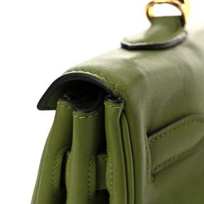 Hermes Swift Kelly Retourne 35 Pelouse 11 of 13