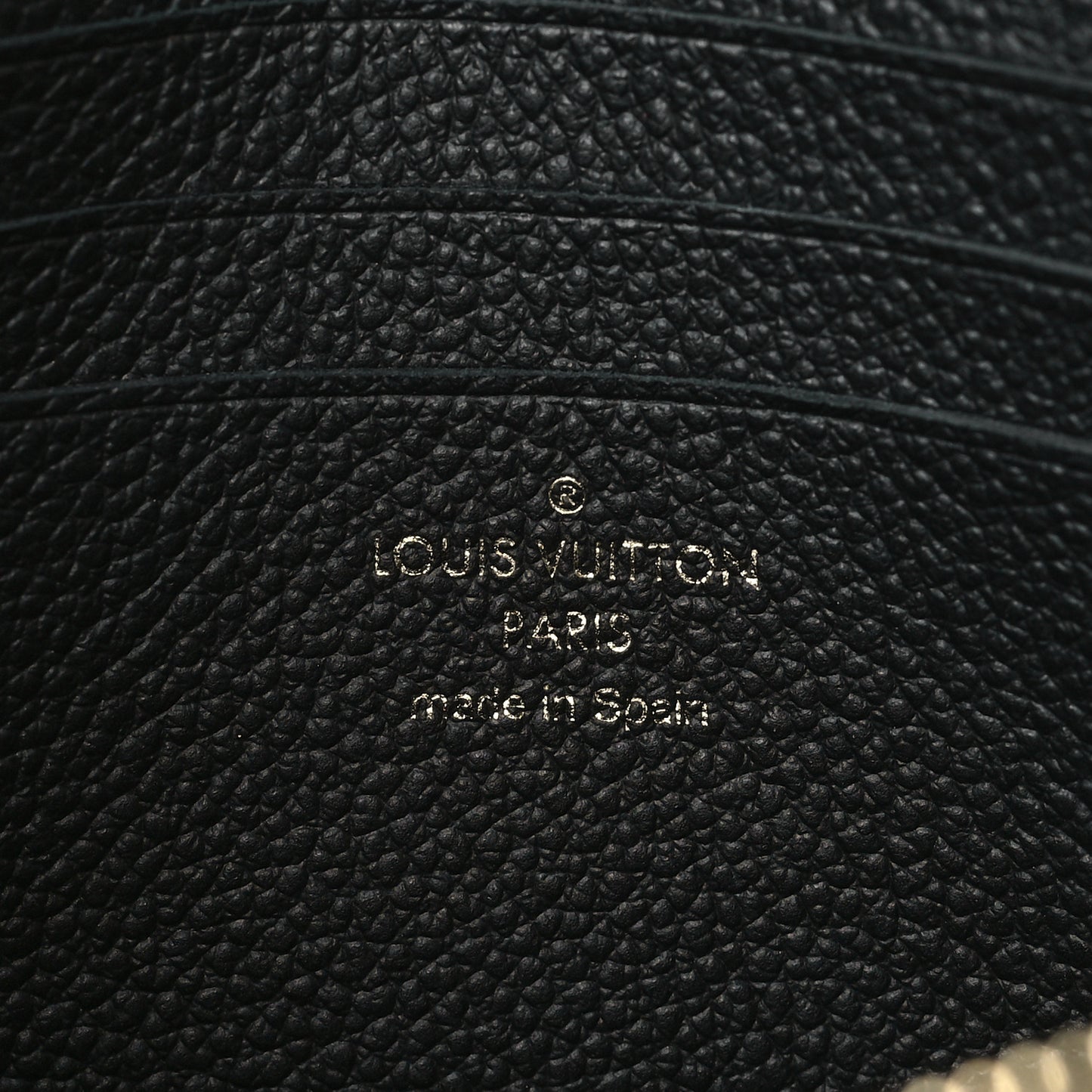 Empreinte Monogram Giant Ivy Wallet On Chain Black