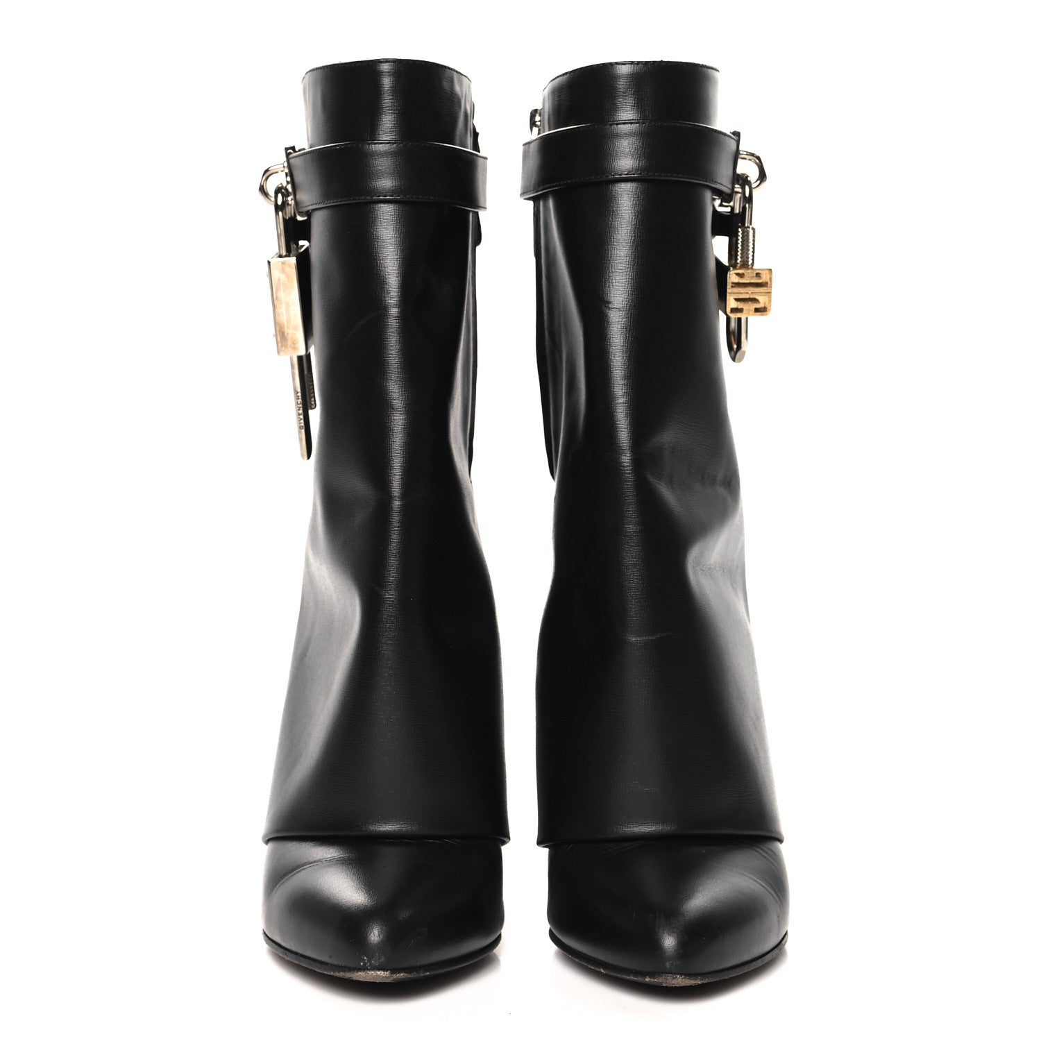 靴 GIVENCHY SHARK LOCK ANKLE BOOTS 40 Givenchy Calfskin Shark Lock Ankle Boots 36 Black 1686729