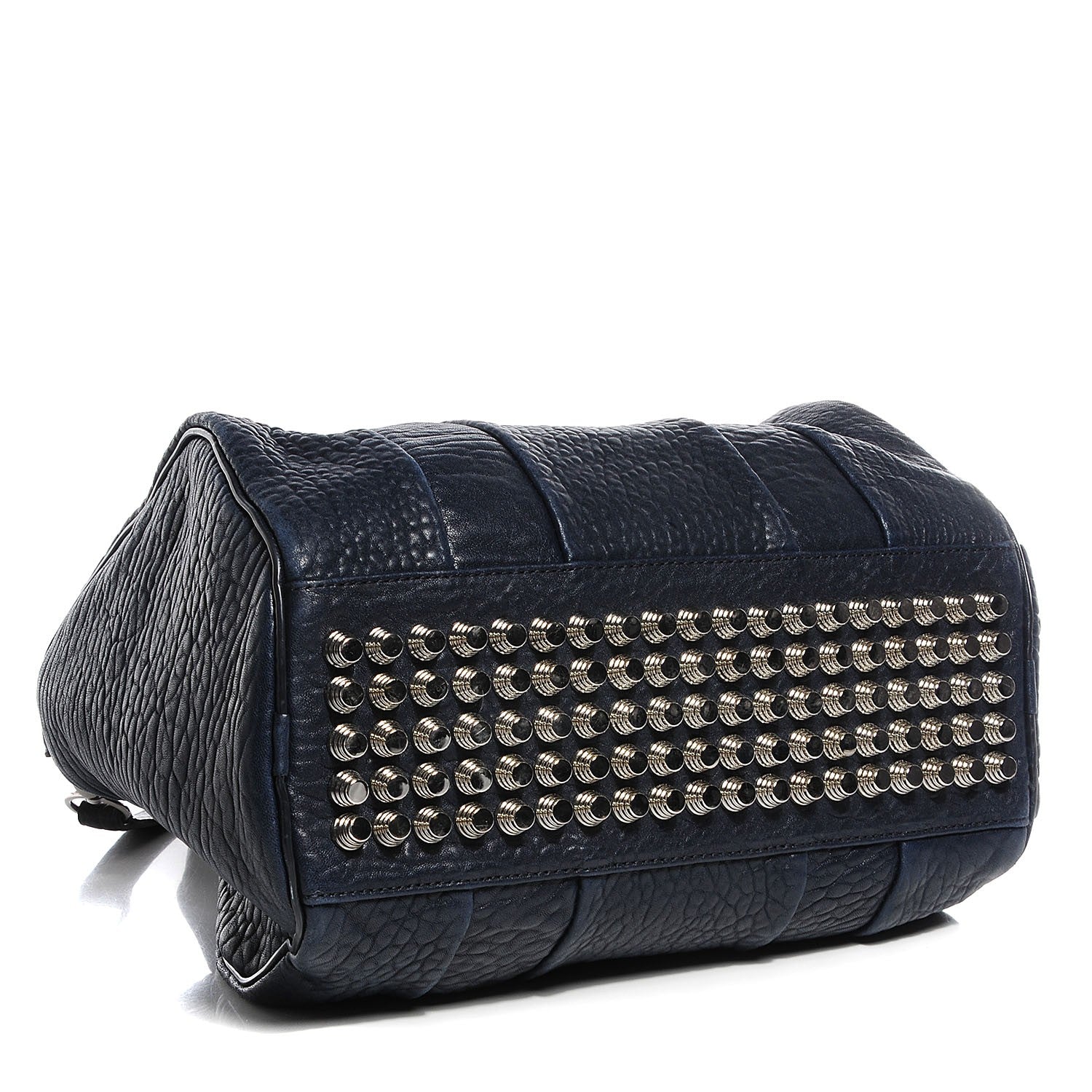 Alexander Wang Pebbled Lambskin Rocco Midnight 4 of 7